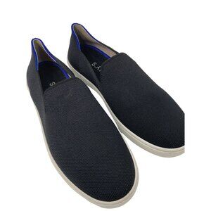 Rothys Original Slip-On Sneakers Black Size 7.5 Womens 7955 GUC Flats Comfort